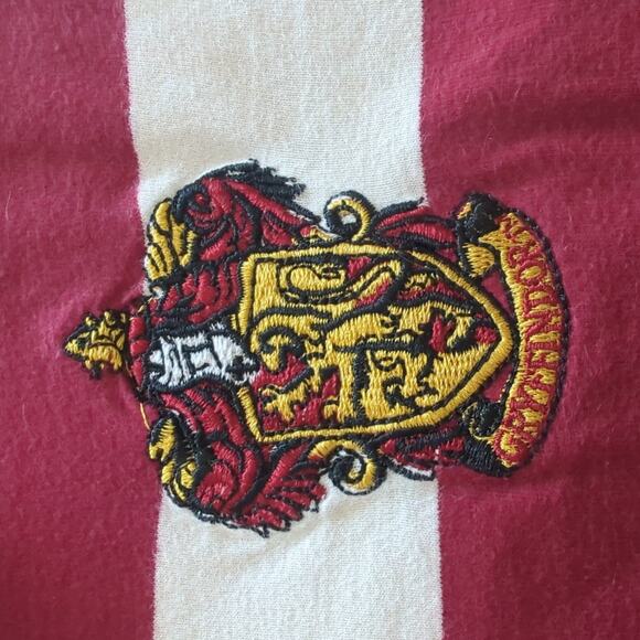 Harry Potter Rugby Polo Men's M Quidditch Gryffindor Embroidered 07 - Picture 2 of 10